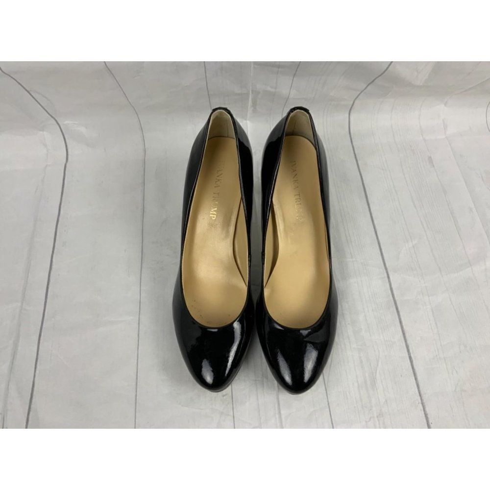 Ivanka Trump Black Payent Leather Shoes. Sz 8M - Picture 3 of 5